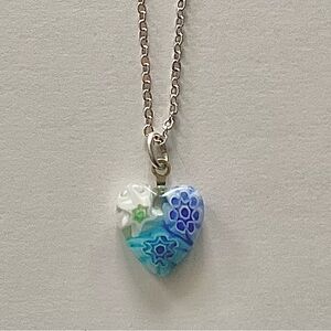 🌹2@25🌹 Murano Venetian glass heart.